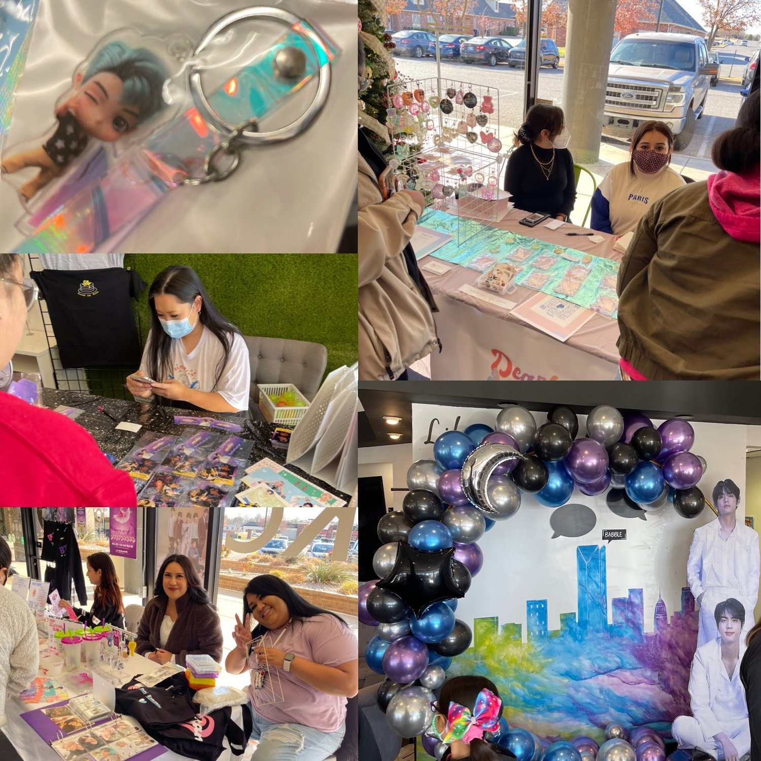 KPOP Cup sleeve Event for Jin’s and Taehyung’s birthdays from BTS.